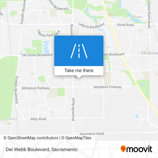 Mapa de Del Webb Boulevard