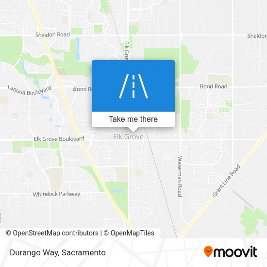 Durango Way map