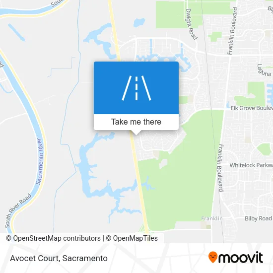 Avocet Court map