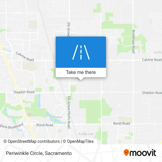 Periwinkle Circle map