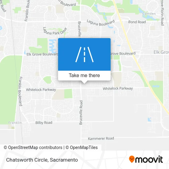 Chatsworth Circle map