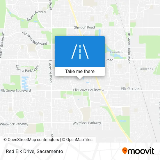Mapa de Red Elk Drive
