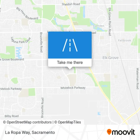 La Ropa Way map