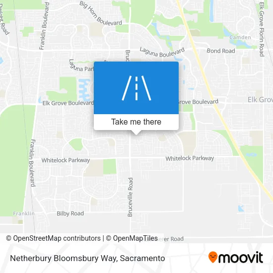 Mapa de Netherbury Bloomsbury Way