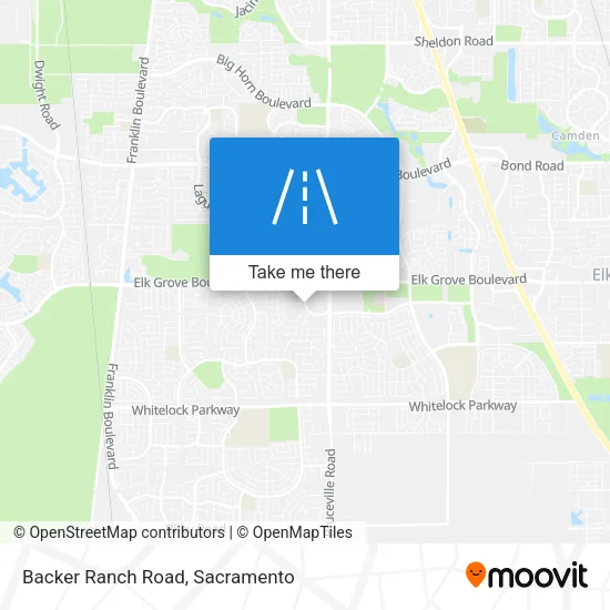Mapa de Backer Ranch Road