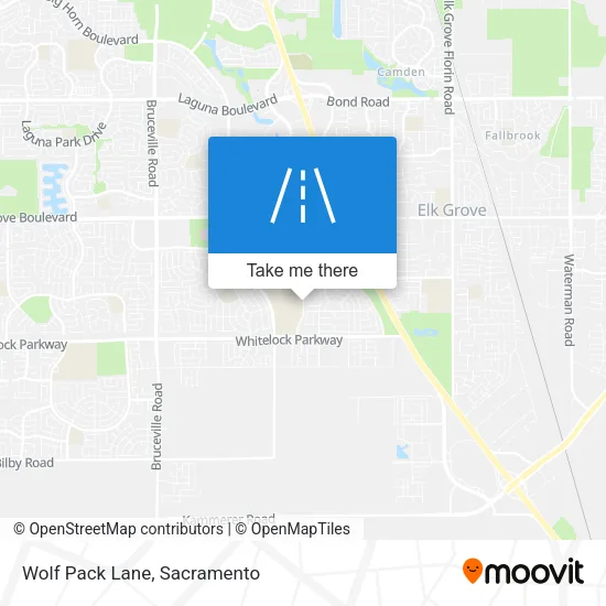 Wolf Pack Lane map