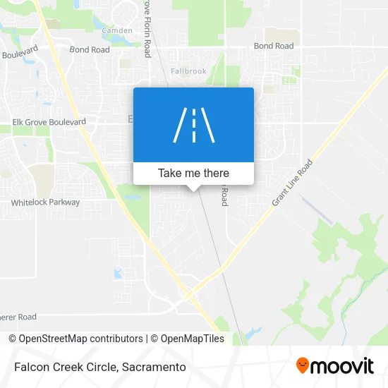 Falcon Creek Circle map