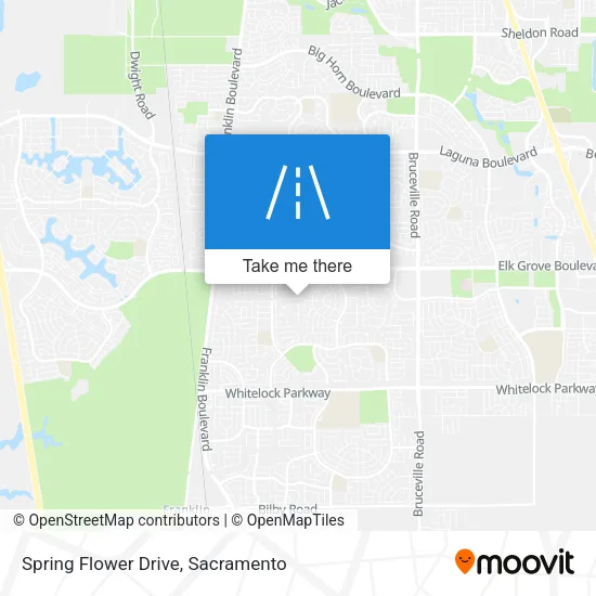 Spring Flower Drive map