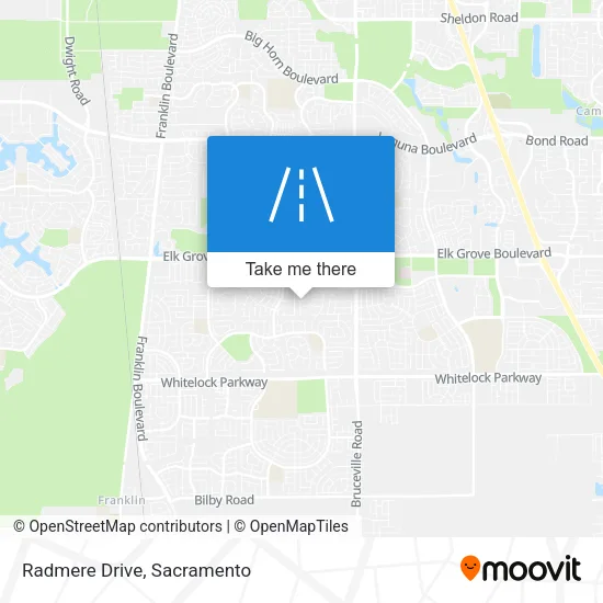 Mapa de Radmere Drive