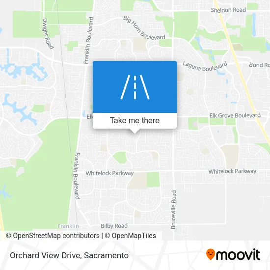Mapa de Orchard View Drive