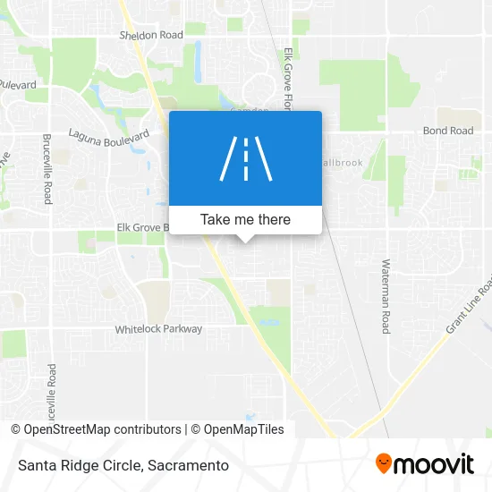 Santa Ridge Circle map
