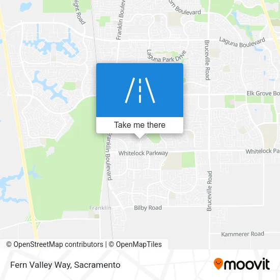 Fern Valley Way map
