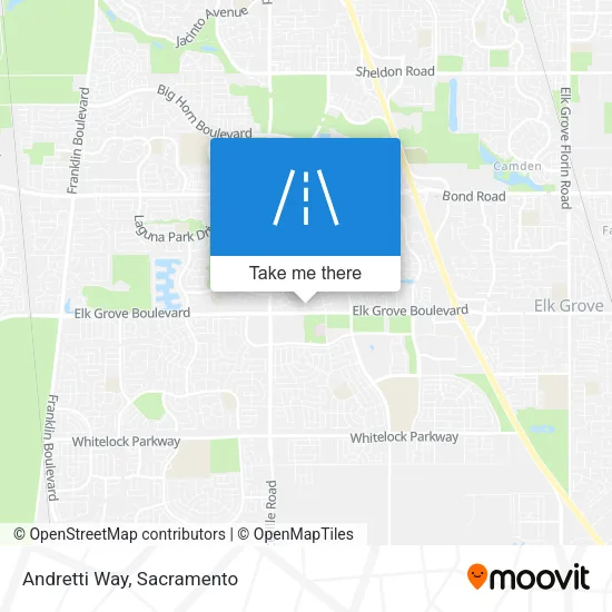 Andretti Way map