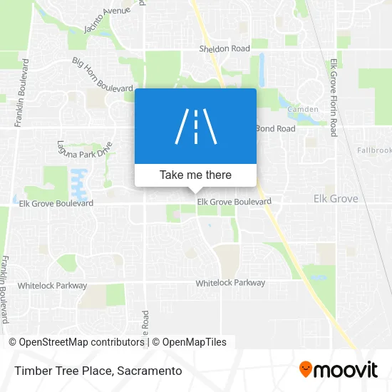 Timber Tree Place map