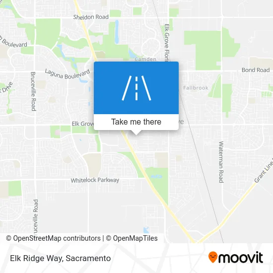 Elk Ridge Way map