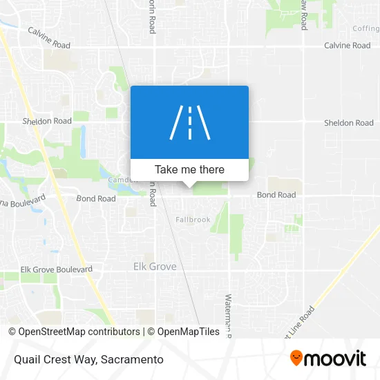Quail Crest Way map