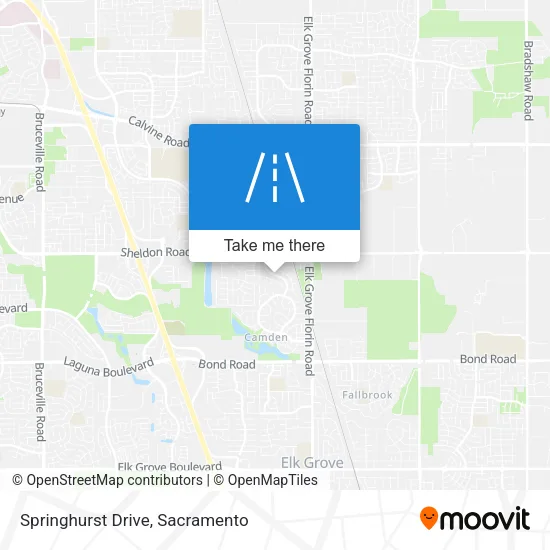 Springhurst Drive map