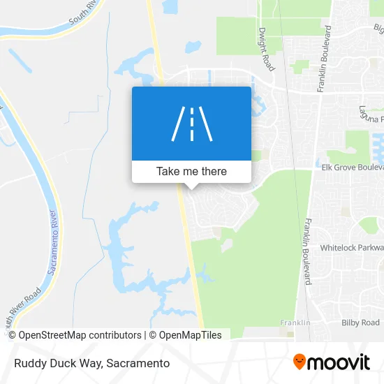 Ruddy Duck Way map