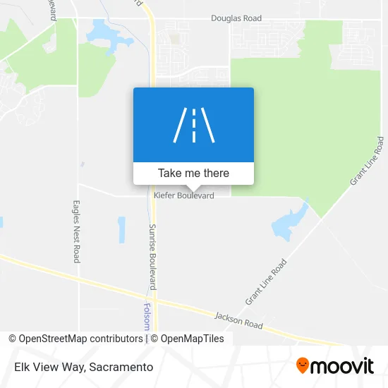 Elk View Way map