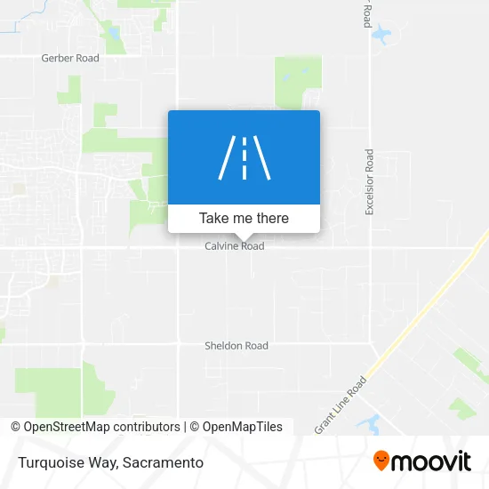 Turquoise Way map