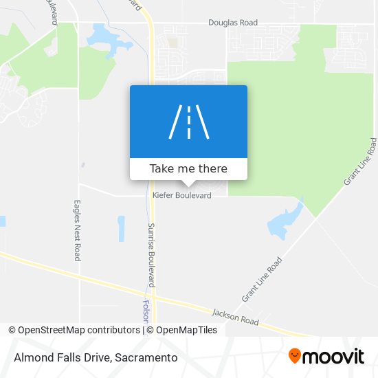 Almond Falls Drive map