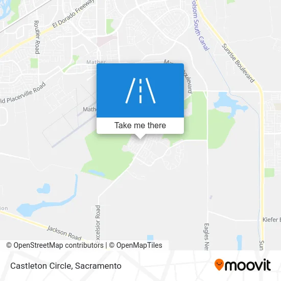 Castleton Circle map