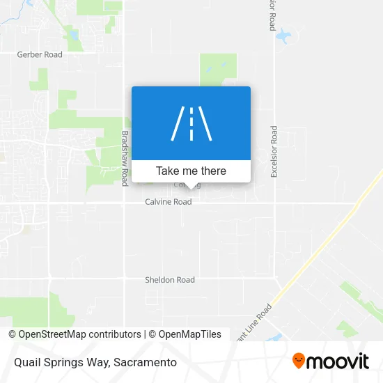 Quail Springs Way map