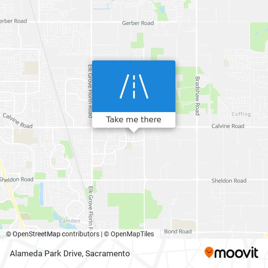Alameda Park Drive map