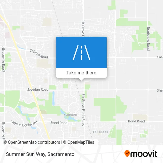 Summer Sun Way map
