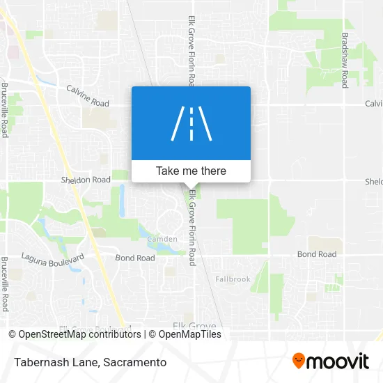Tabernash Lane map