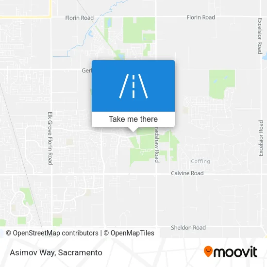 Asimov Way map