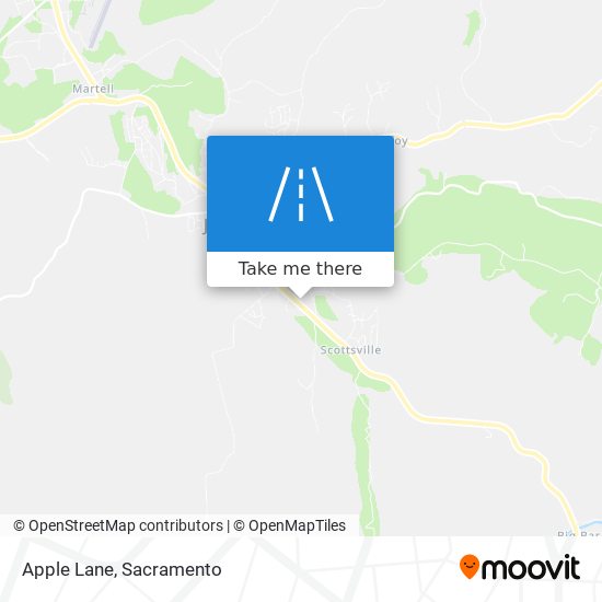 Apple Lane map