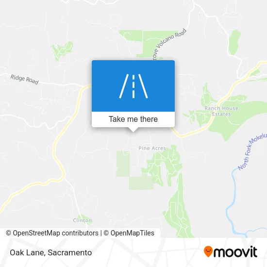 Mapa de Oak Lane
