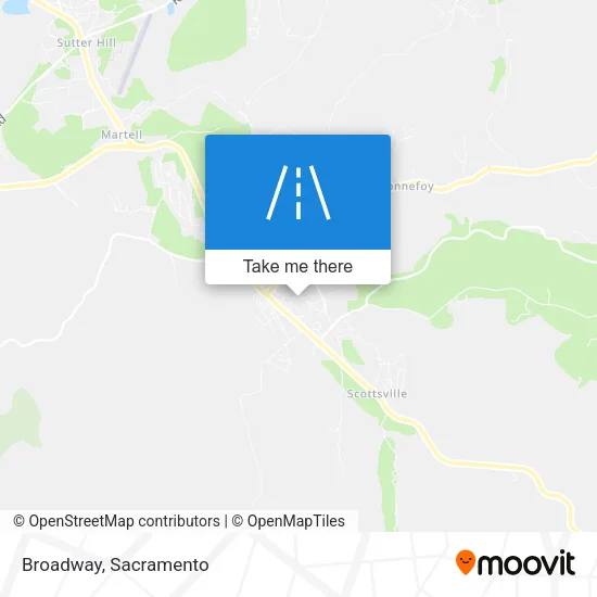 Broadway map