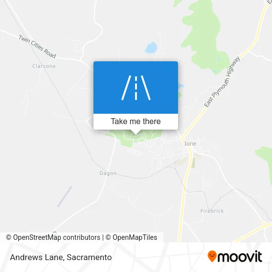 Andrews Lane map