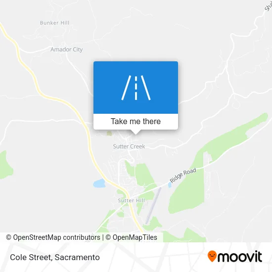 Cole Street map