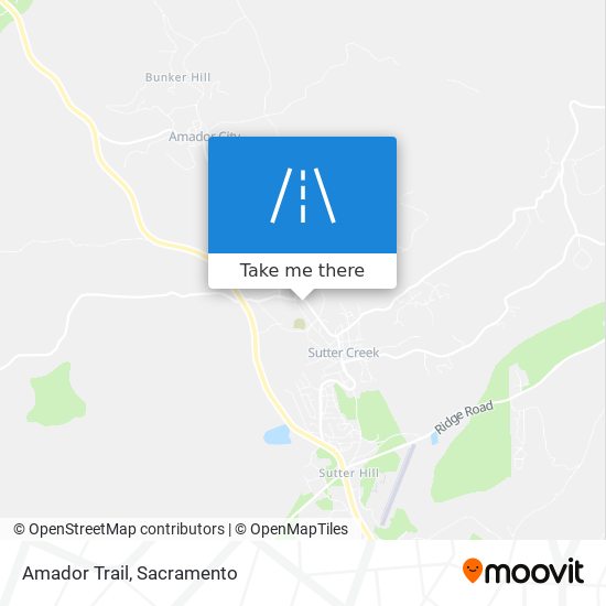Amador Trail map