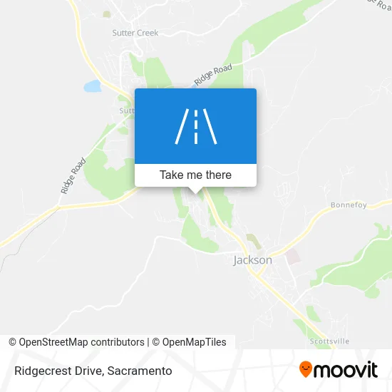 Ridgecrest Drive map