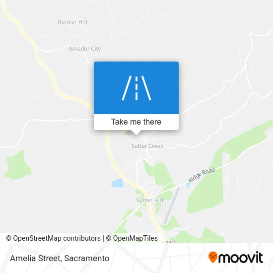 Amelia Street map