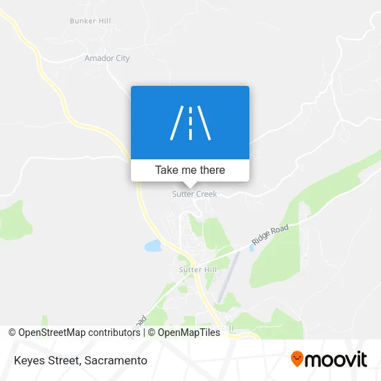 Keyes Street map