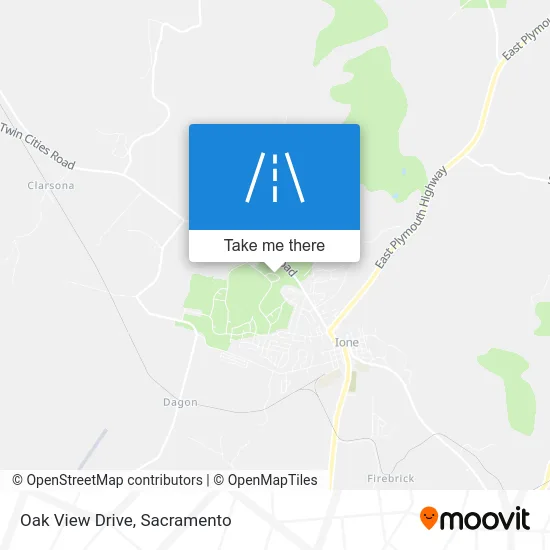 Oak View Drive map