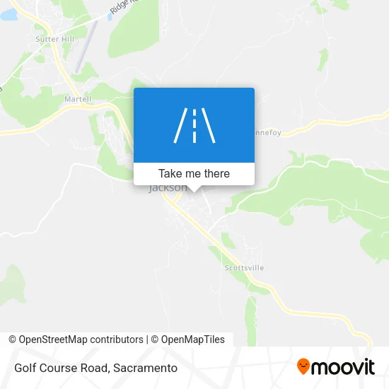 Golf Course Road map