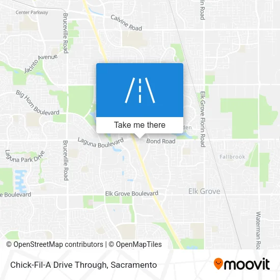 Mapa de Chick-Fil-A Drive Through