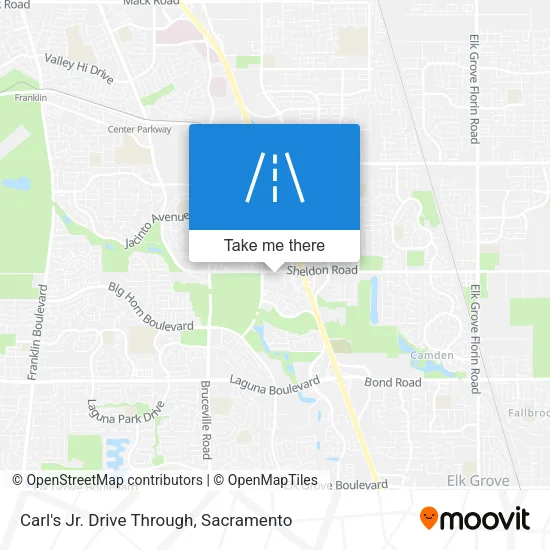 Mapa de Carl's Jr. Drive Through