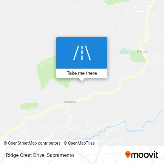 Ridge Crest Drive map