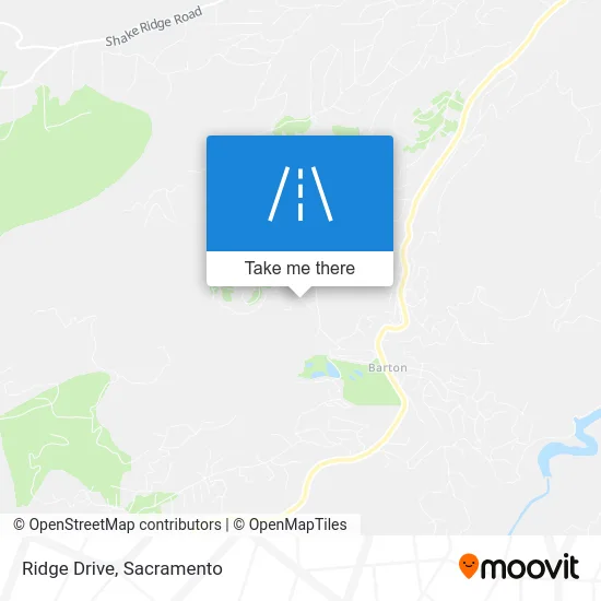 Ridge Drive map