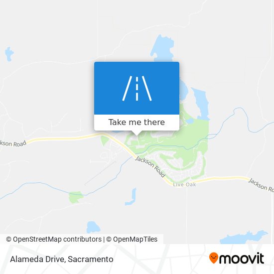 Alameda Drive map