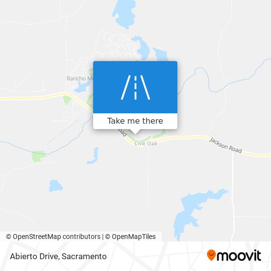 Abierto Drive map