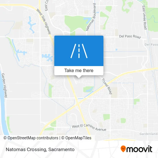 Natomas Crossing map