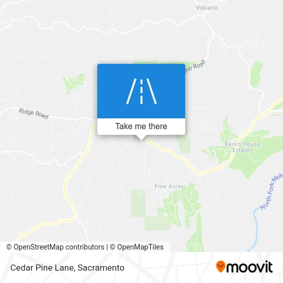Mapa de Cedar Pine Lane